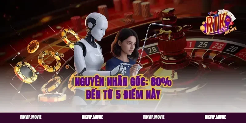 Nguyên nhân gốc: 80% đến từ 5 điểm này