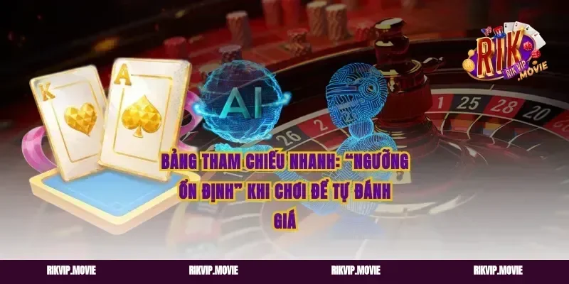 Bảng tham chiếu nhanh: “ngưỡng ổn định” khi chơi để tự đánh giá
